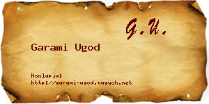 Garami Ugod névjegykártya